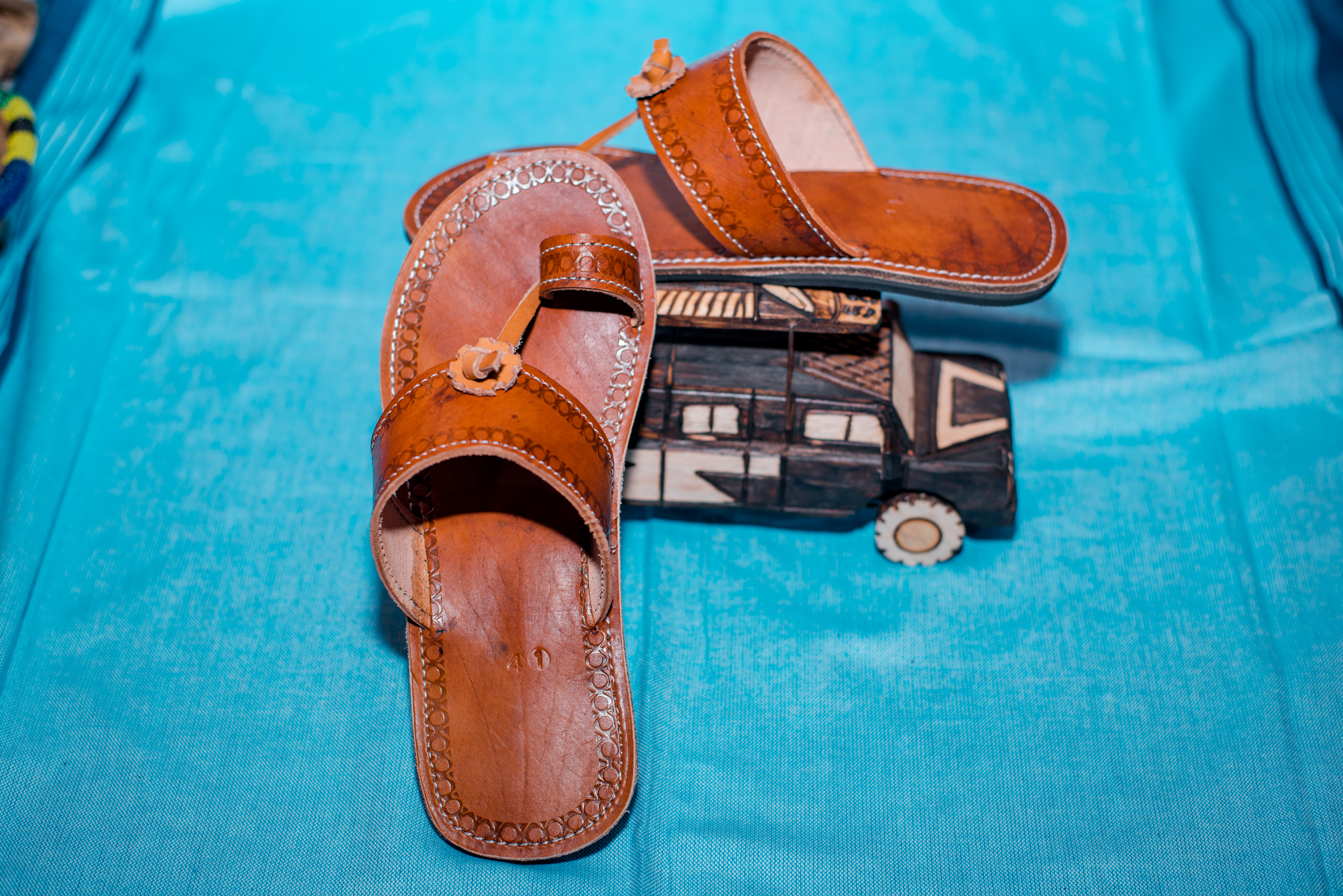 Handmade Maasai Men's Leather Sandals – Authentic African Sandals